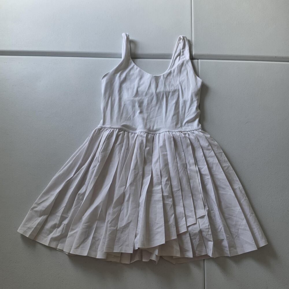 OFFLINE By Aerie Dress Womens S White Pleated Tank Tennis Mini Skort Athletic
